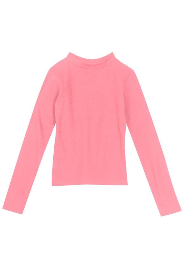 Brandili - Blusa Básica Infantil Menina Rosa