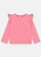 Up Baby - Blusa Básica Infantil Menina Preto - variação: Rosa