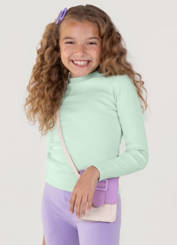 Brandili - Blusa Básica Infantil Menina Verde