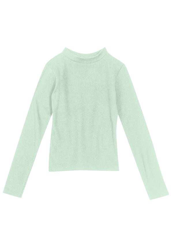 Brandili - Blusa Básica Infantil Menina Verde 3