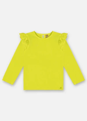 Up Baby - Blusa Básica Infantil Menina Verde - UP BABY