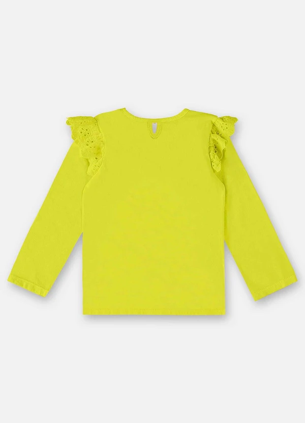 Up Baby - Blusa Básica Infantil Menina Verde 2
