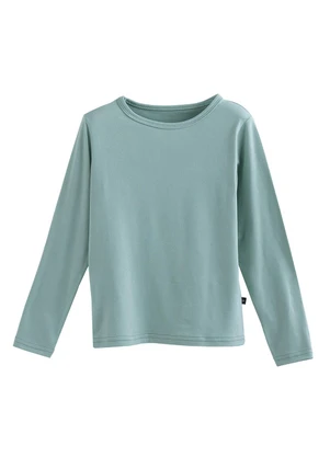 Soft Bonni - Blusa Básica Infantil Verde Cha - SOFT BONNI