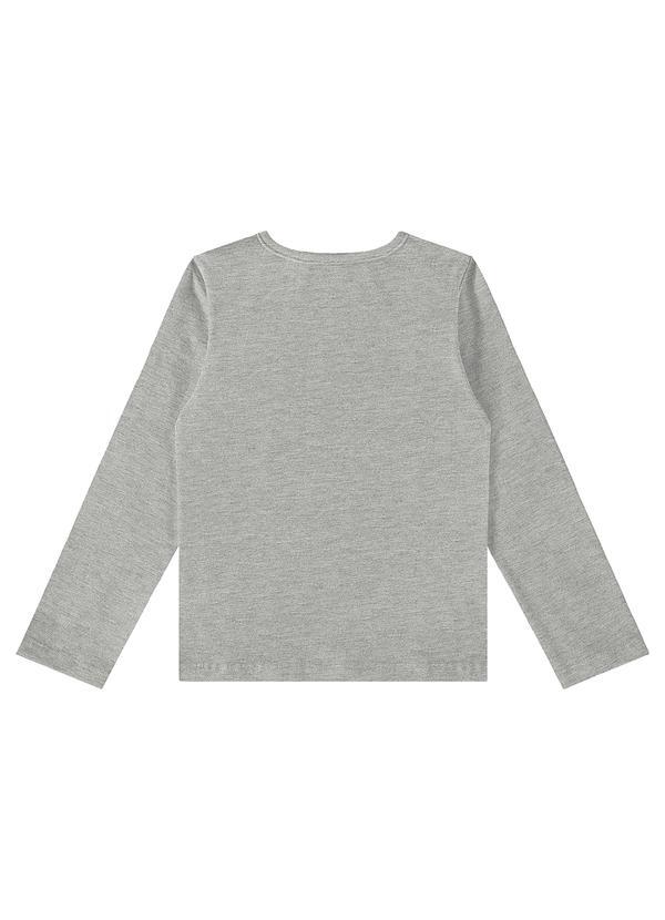 Guloseima - Blusa Básica Manga Longa Menina Cinza 2