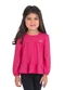 Duduka - Blusa Infantil Gola Molde Marrom - variação: Rosa