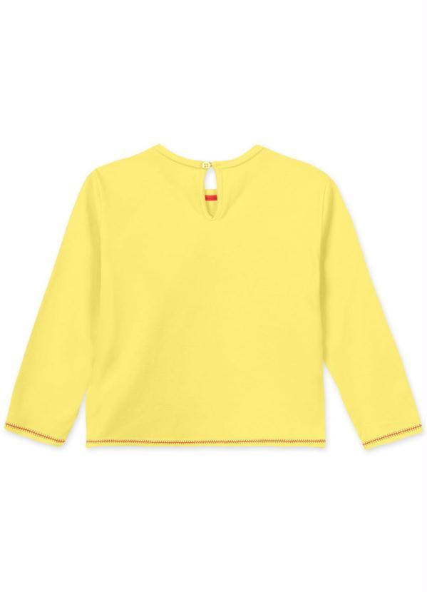 Lilica Ripilica - Blusa Bebê Menina Amarelo 2