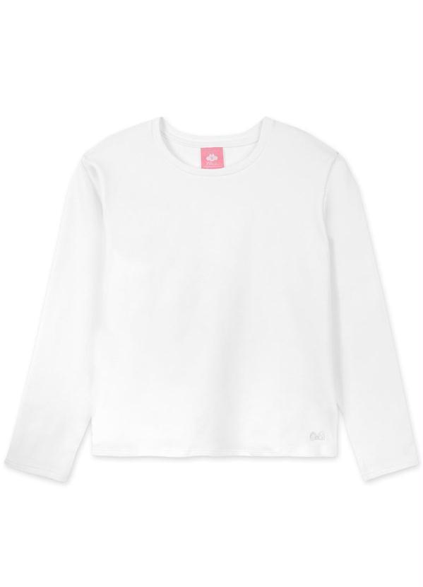 Lilica Ripilica - Blusa Bebê Menina Thermo Dry Branco