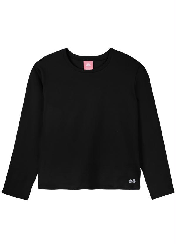 Lilica Ripilica - Blusa Bebê Menina Thermo Dry Preto