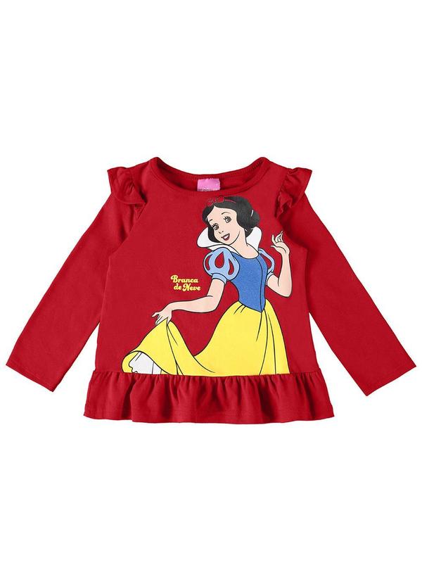 Malwee Kids - Blusa Branca de Neve® Menina Vermelho