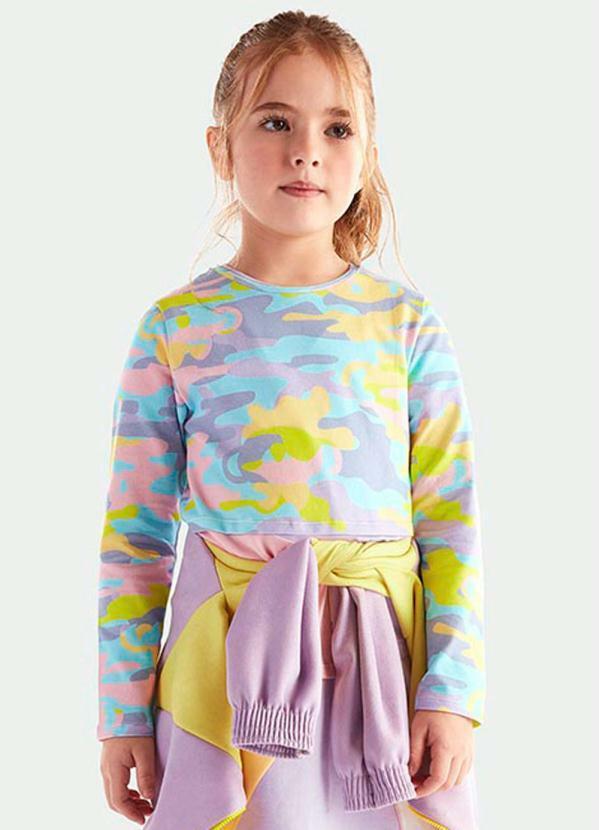 Lilica Ripilica - Blusa Camuflada com Repelência a Insetos Lilás