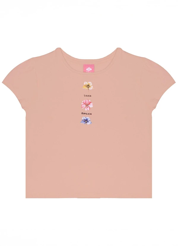 Lilica Ripilica - Blusa Canelada Manga Longa Amarelo 1