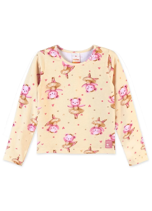 Marisol - Blusa com Aroma Infantil Bege