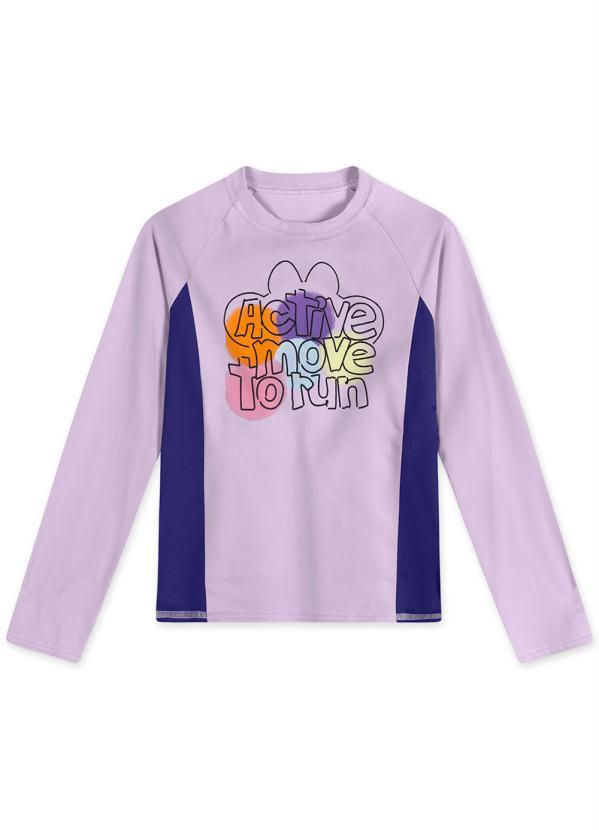 Lilica Ripilica - Blusa com Proteção Solar MeninaRoxo