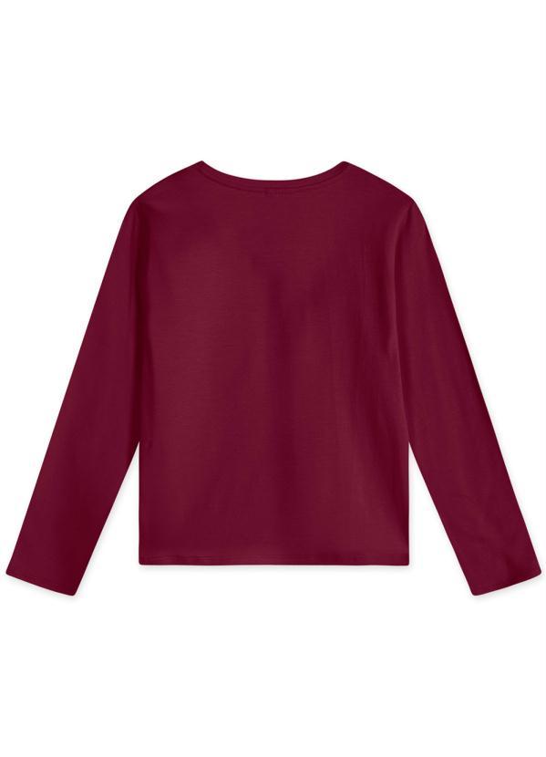 Lilica Ripilica - Blusa com Tecnologia Thermo Infantil Bordô 2