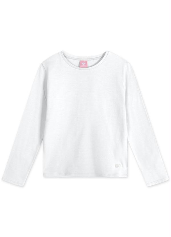 Lilica Ripilica - Blusa com Tecnologia Thermo Infantil Branco