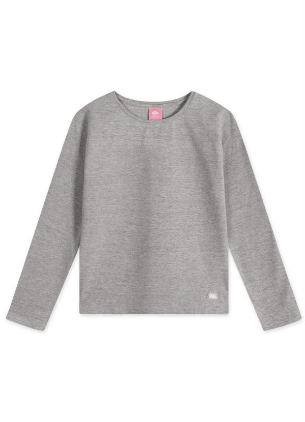 Lilica Ripilica - Blusa com Tecnologia Thermo Infantil Cinza 1