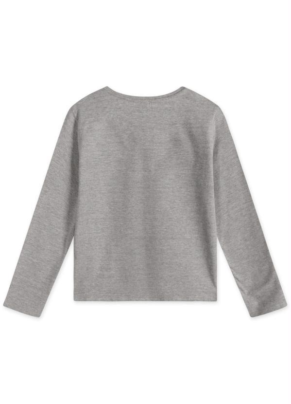 Lilica Ripilica - Blusa com Tecnologia Thermo Infantil Cinza 2