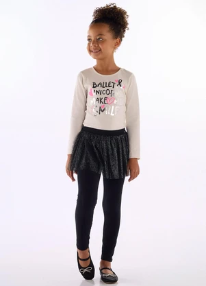 Quimby - Blusa Cotton Estampado Branco - QUIMBY