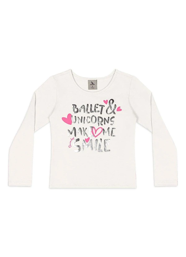 Quimby - Blusa Cotton Estampado Branco 3