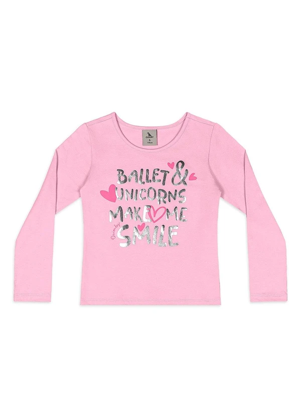 Quimby - Blusa Cotton Estampado Rosa 3