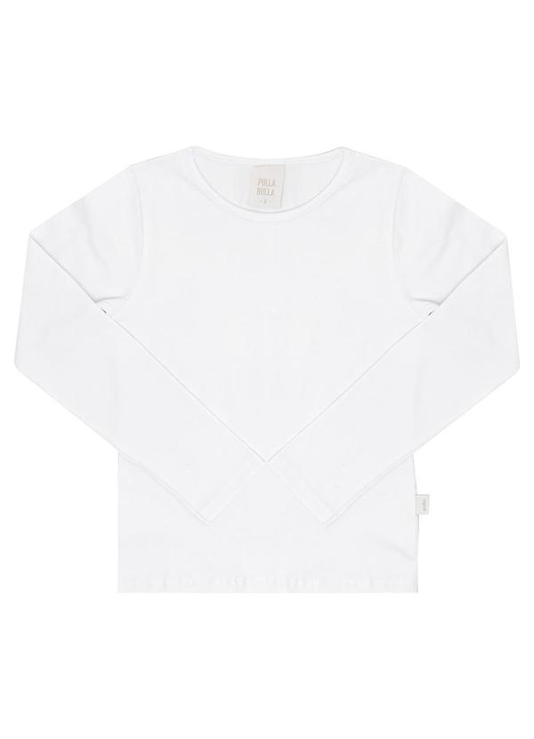 Pulla Bulla - Blusa Cotton Leve Basica Branco