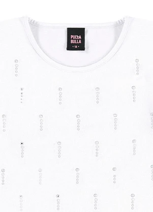 Pulla Bulla - Blusa Cotton Leve Branco - PULLA BULLA