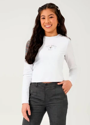Pulla Bulla - Blusa Cotton Leve Branco - PULLA BULLA