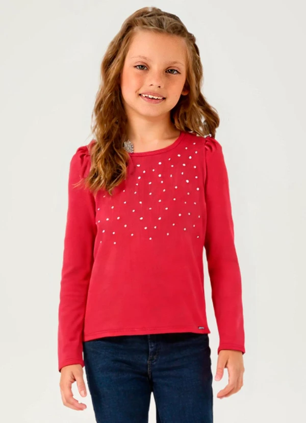 Pulla Bulla - Blusa Cotton Leve Vermelho