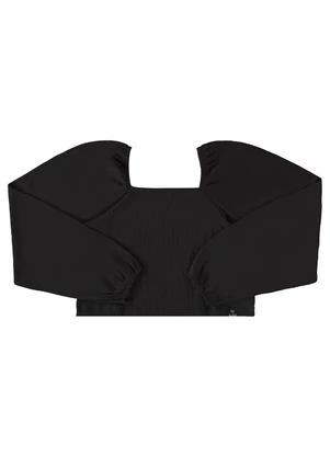 Gloss - Blusa Cropped Básica Juvenil Preto - GLOSS