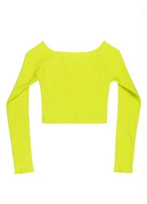 Gloss - Blusa Cropped Juvenil Menina Verde - GLOSS