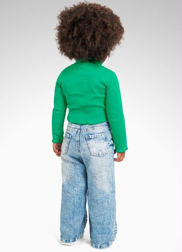 Playground - Blusa Cropped Manga Longa Verde 4