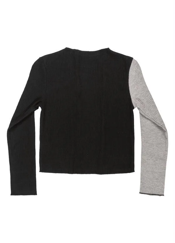 Gloss - Blusa Cropped Menina Juvenil Preto 4