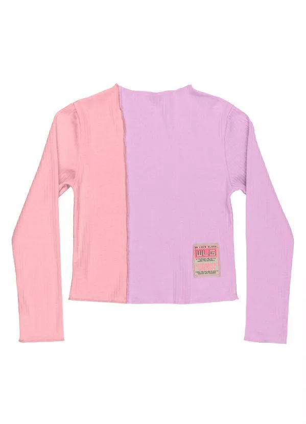 Gloss - Blusa Cropped Menina Juvenil Roxo 3