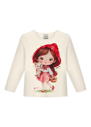 Alakazoo - Blusa de Mangas Longas com Strass Vermelho - ALAKAZOO