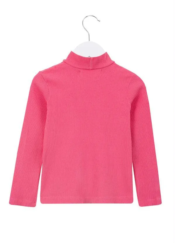 Fábula - Blusa de Ribana Manga Longa Rosa 2