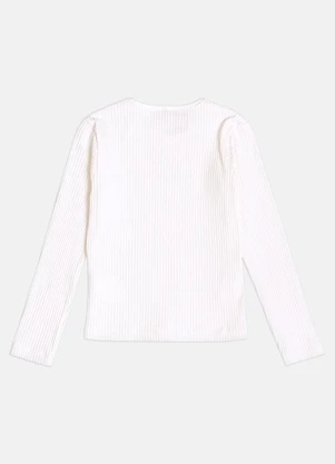 Momi - Blusa Disney Menina Infantil Off White Canelada da - MOMI