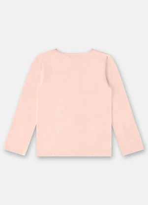 Up Baby - Blusa em Cotton Infantil Feminino Rosa - UP BABY