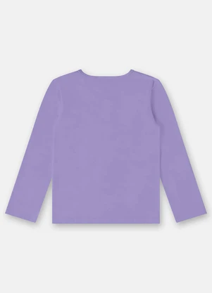 Up Baby - Blusa em Cotton Infantil Feminino Roxo - UP BABY