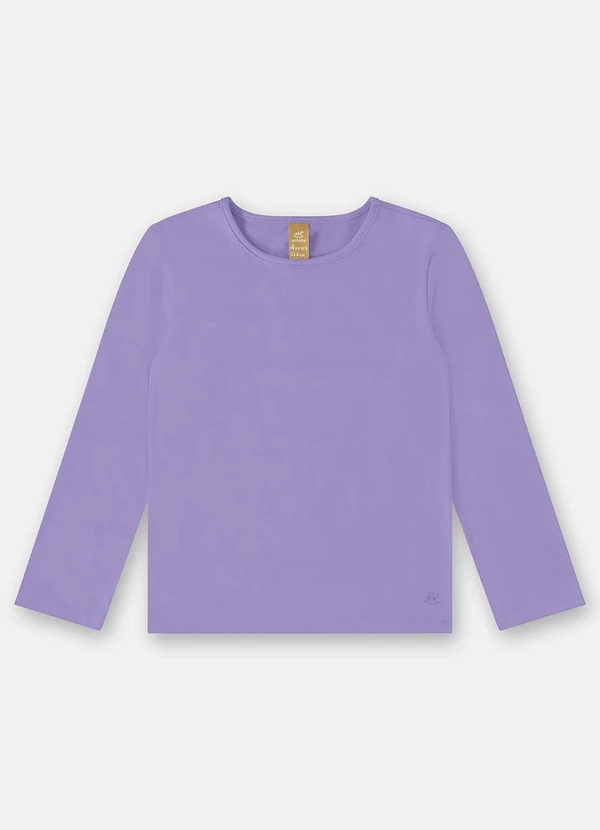 Up Baby - Blusa em Cotton Infantil Feminino Roxo