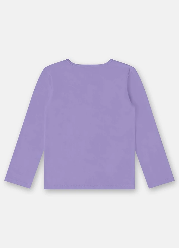 Up Baby - Blusa em Cotton Infantil Feminino Roxo 2