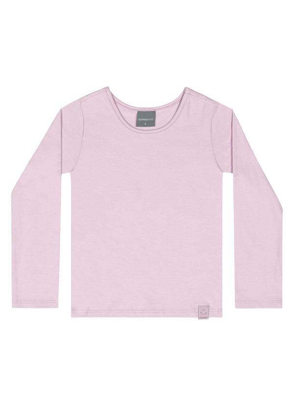 Quimby - Blusa em Cotton Infantil Menina Roxo