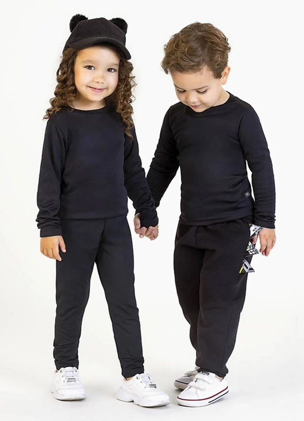 Soft Bonni - Blusa em Malha Térmica Preto 2