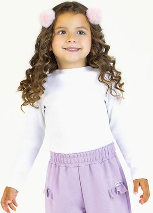 Soft Bonni - Blusa em Punho Branco - SOFT BONNI