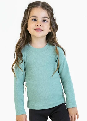 Soft Bonni - Blusa em Punho Verde - SOFT BONNI
