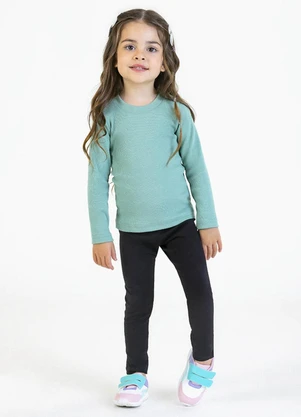 Soft Bonni - Blusa em Punho Verde - SOFT BONNI