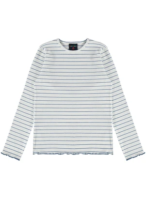 Blusa em Ribaninha Infantil Guloseima (Off White) - GULOSEIMA