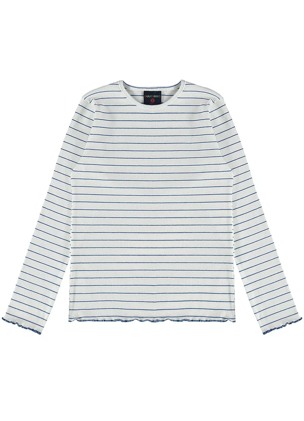 Guloseima - Blusa em Ribaninha Infantil Guloseima Off White