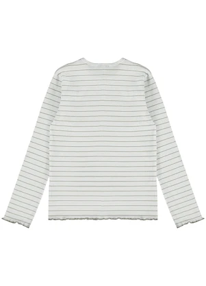 Guloseima - Blusa em Ribaninha Infantil Off White - GULOSEIMA