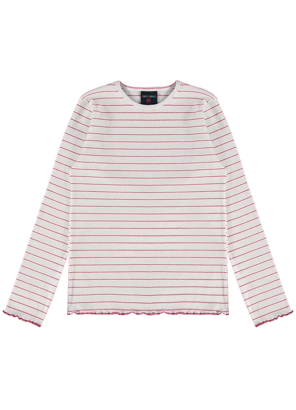 Guloseima - Blusa em Ribaninha Infantil Guloseima Off White