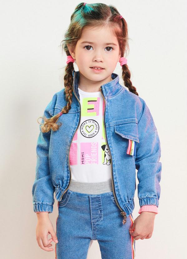 Momi - Blusa Estampada Branco e Rosa 2